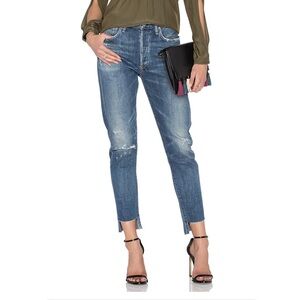 CoH Liya Hi-Low Hem Washed Jeans